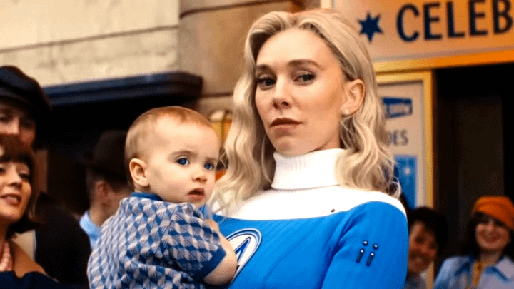 Franklin Richards and Sue Storm in The Fantastic Four