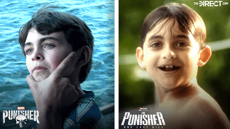 Eduardo Campirano and Aidan Pierce Brennan play Frank Jr.