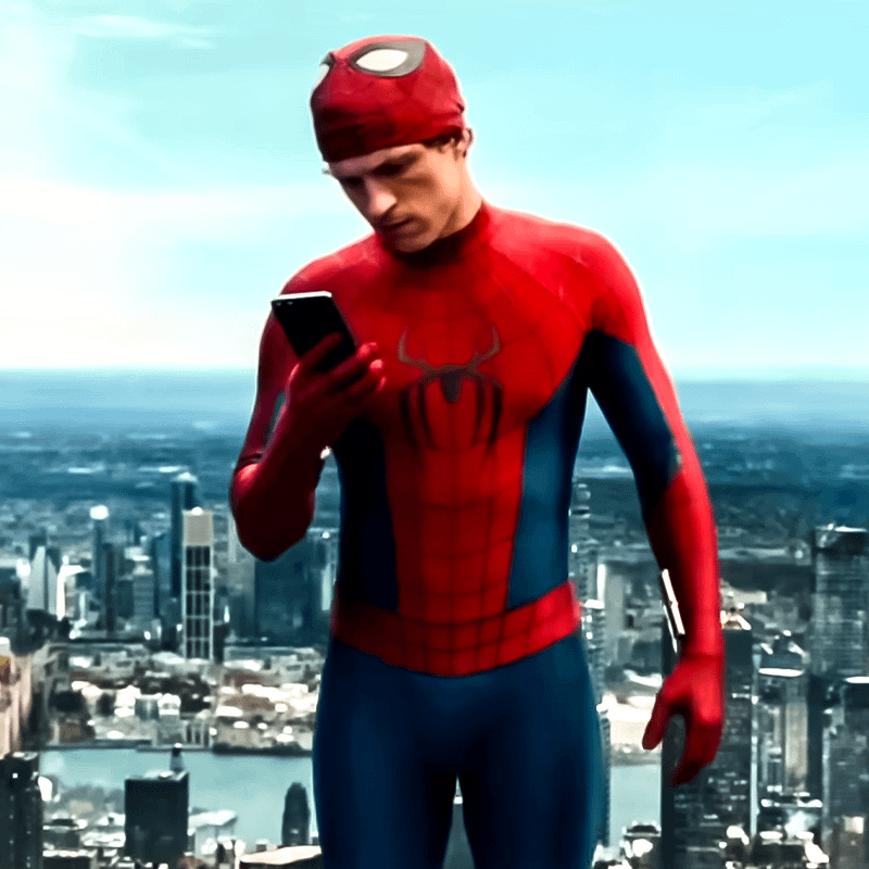 Tom Holland as Spider-Man in the Fresh Start suit in Spider-man: Brand NEw Day.