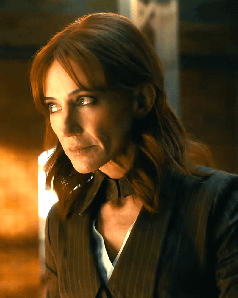 Orla Brady as FRIDAY in VisionQuest close up.