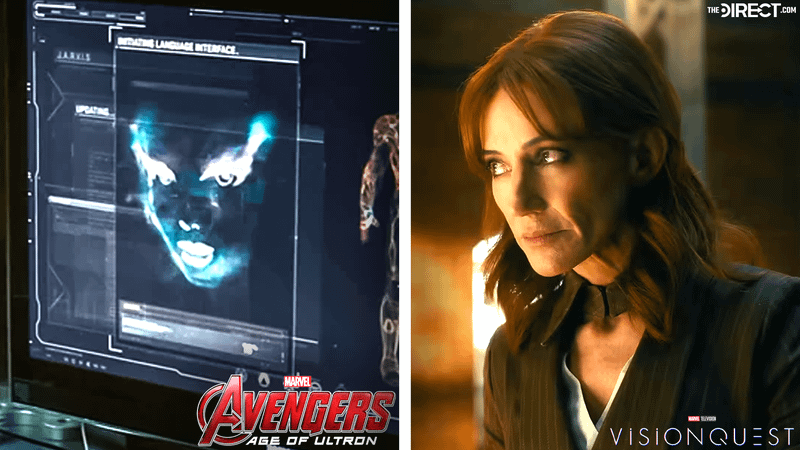 Orla Brady as FRIDAY in VisionQuest vs Avengers Age of Ultron.