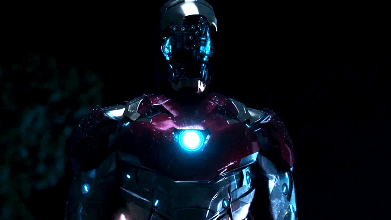 Iron Man suit in Spider-Man: Homecoming