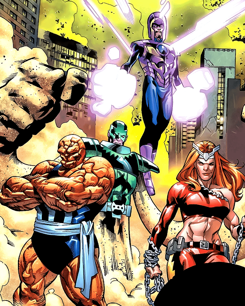 The Frightful Four in Marvel Comics.