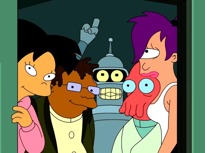 ตัวละครรีบูต Futurama