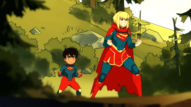 Superboy & Kara in My Adventures with Superman.