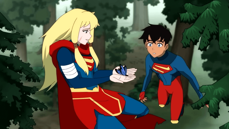 Adult Kara and Jon Kent in My Adventures with Superman Season 3.