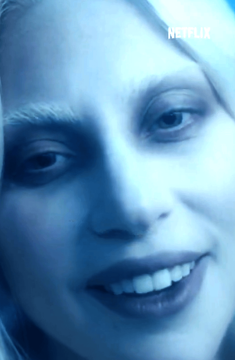 Lady Gaga in ad for Wednesday Season 2