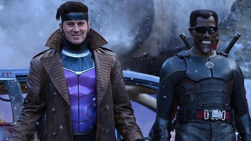 Blade and Gambit smiling in Deadpool & Wolverine.