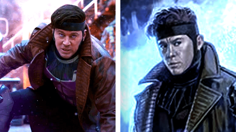 Channing Tatum as Gambit in the MCU.