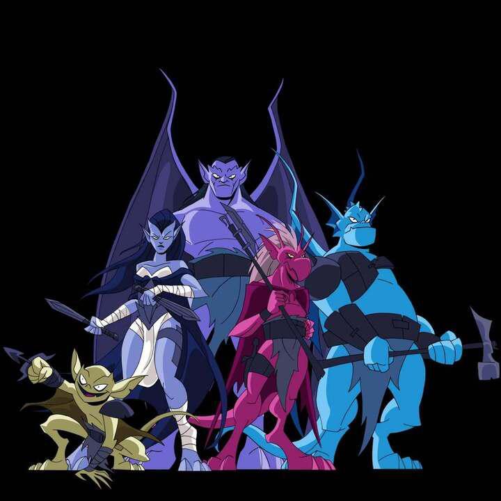Gargoyles concept art.