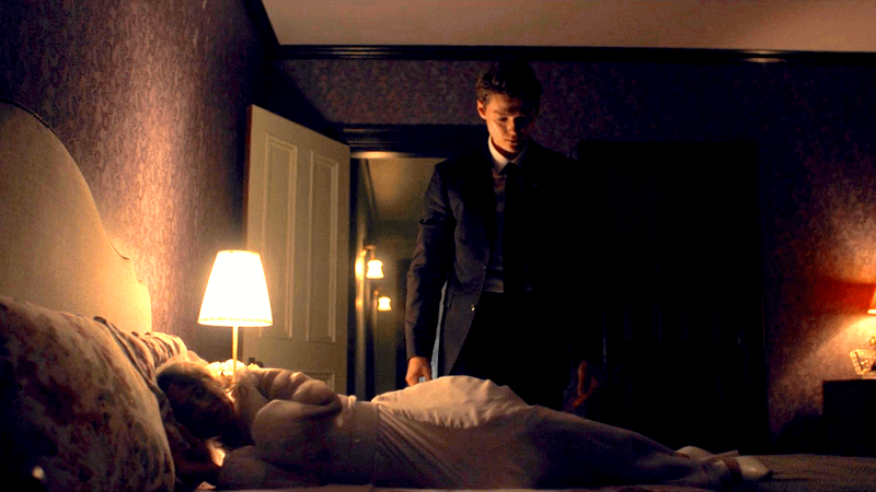 Garth looking at Becka in The Testaments Season 1 finale.