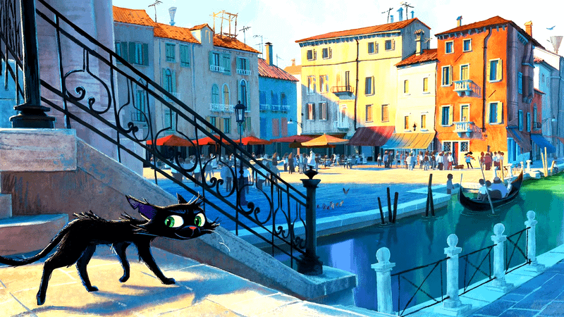 Concept art of Gatto.