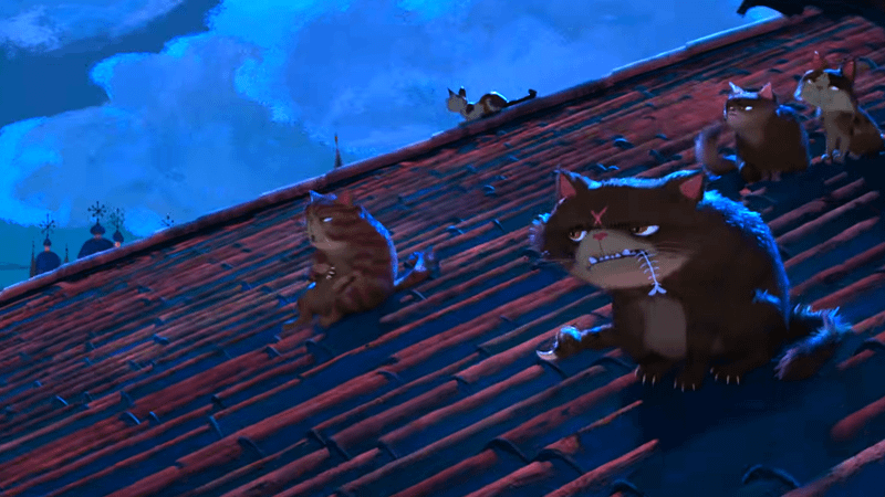Cats in Pixar's Gatto.