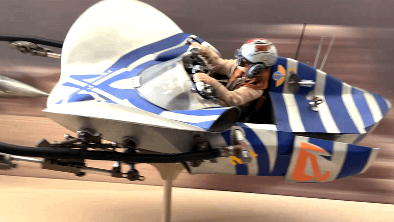 Anakin Skywalker's pod racer from 'Star Wars: Episode I — The Phantom Menace.'