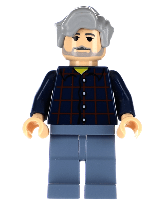 George Lucas LEGO Minifigure.