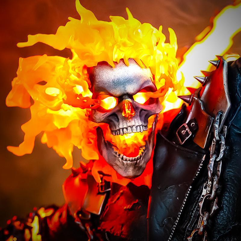 Ghost Rider Marvel statue