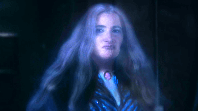 Kathryn Hahn as a ghost in Agatha All Along