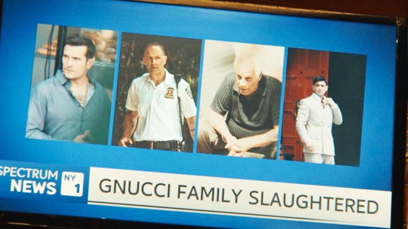 The Gnucci family dead news report in The Punisher: One Last Kill.