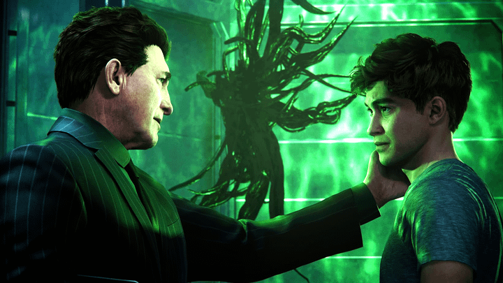 Norman Osborn and Harry Osborn in Spider-Man 2