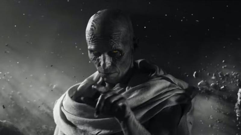 Gorr pointing in Thor: Love and Thunder.