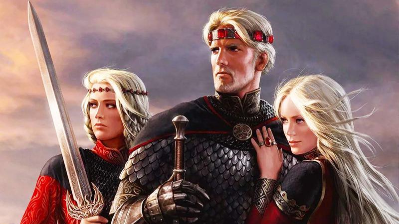 Aegon the Conqueror and his Sister wives.