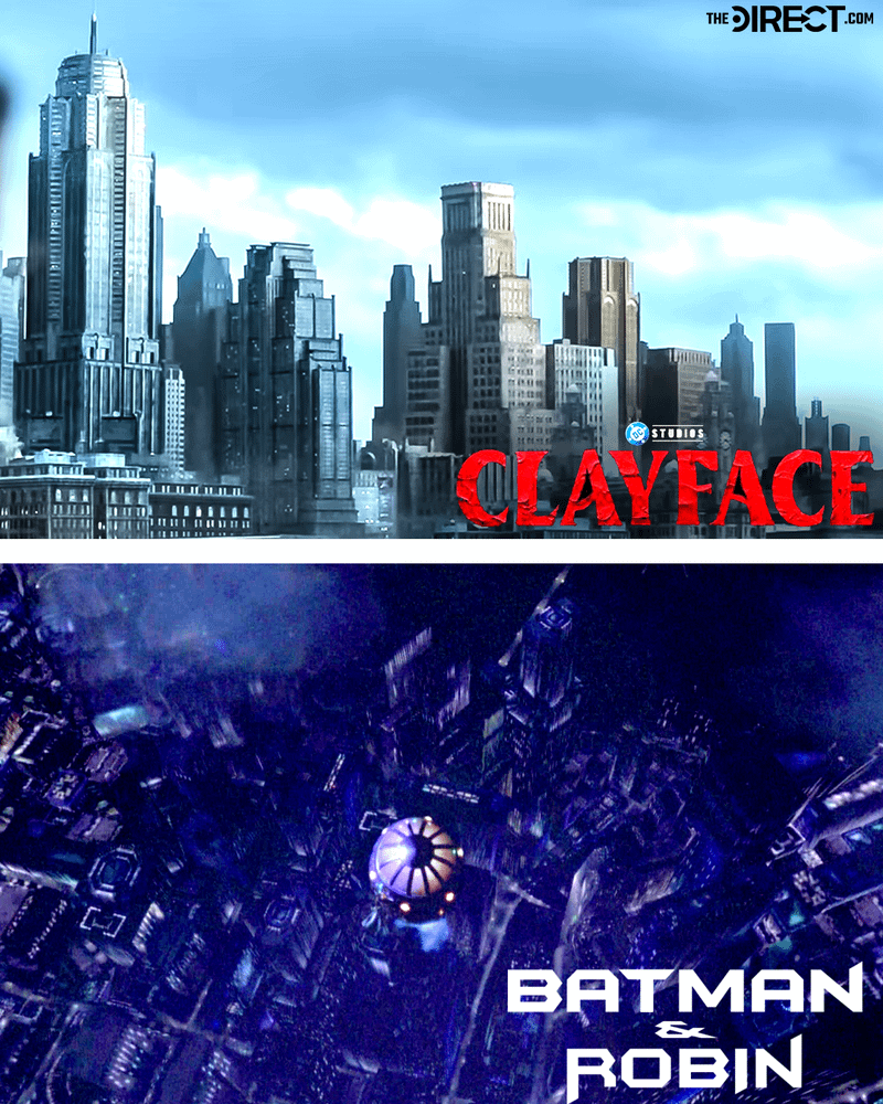 Gotham City in Clayface alongside Gotham City in Batman & Robin.