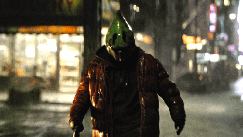 A masked criminal from The Batman.