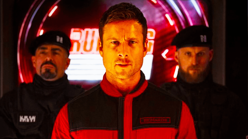 Glen Powell in 'The Running Man.'