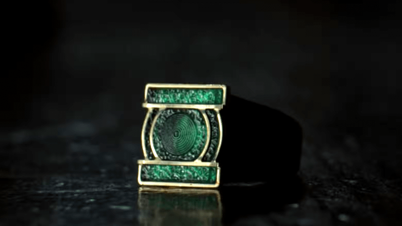 Green Lantern ring in Lanterns.