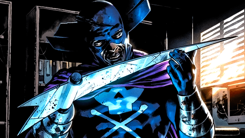 Grim Reaper holding a blade in Marvel Comics