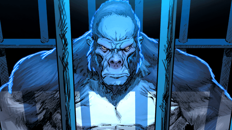 Gorilla Grodd in DC Comics.