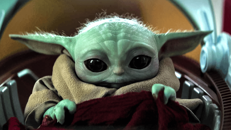 Grogu in The Mandalorian.