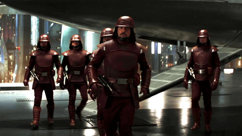 Naboo guards in The Mandalorian Season 3, Episode 4.