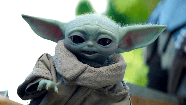 Grogu in The Mandalorian