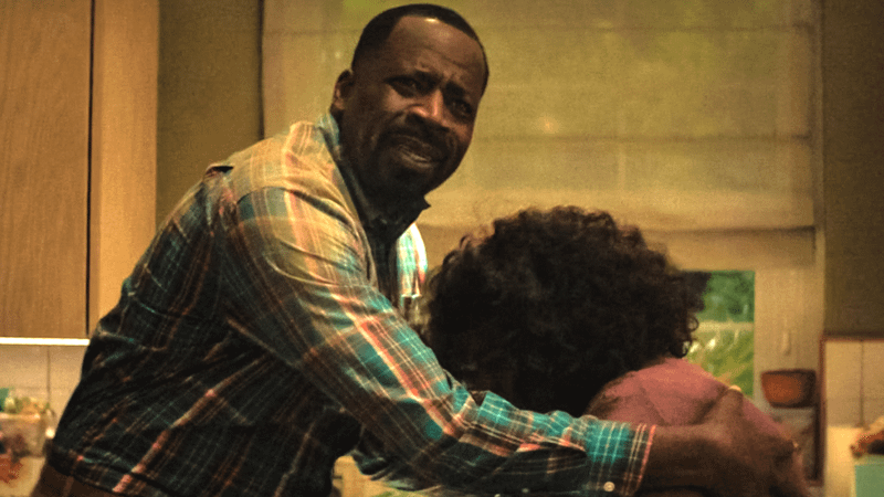 Eric Williams showing his disgust after simon smashes kitch furniture in Wonder Man episode 3.