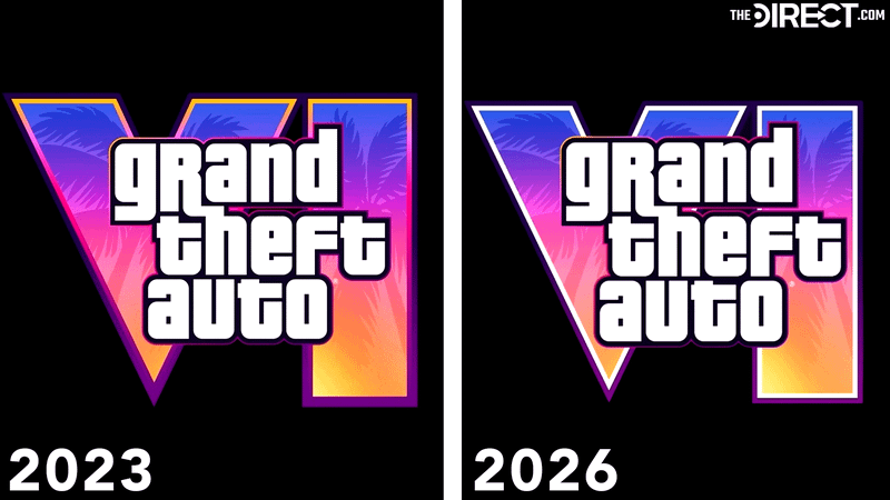 GTA 6 new logo vs original.