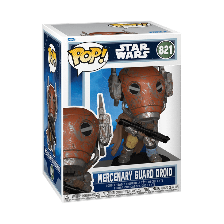 Funko Pop's Guard Droid for The Mandalorian & Grogu.