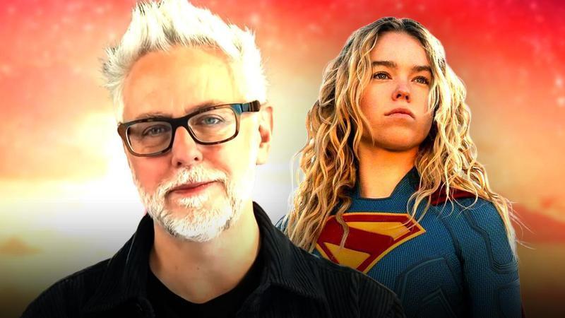 James Gunn and Milly Alcock's Kara Zor-El.