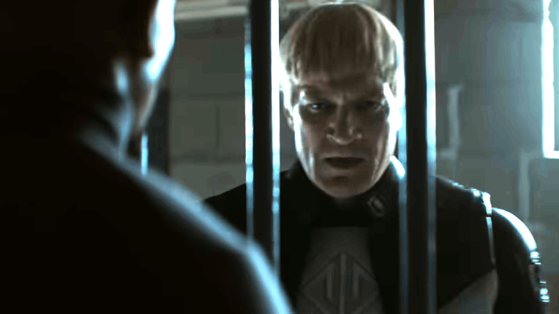 Guy Gardner visits John Stewart in prison.
