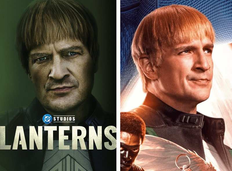 Guy Gardner appears in DCU posters.
