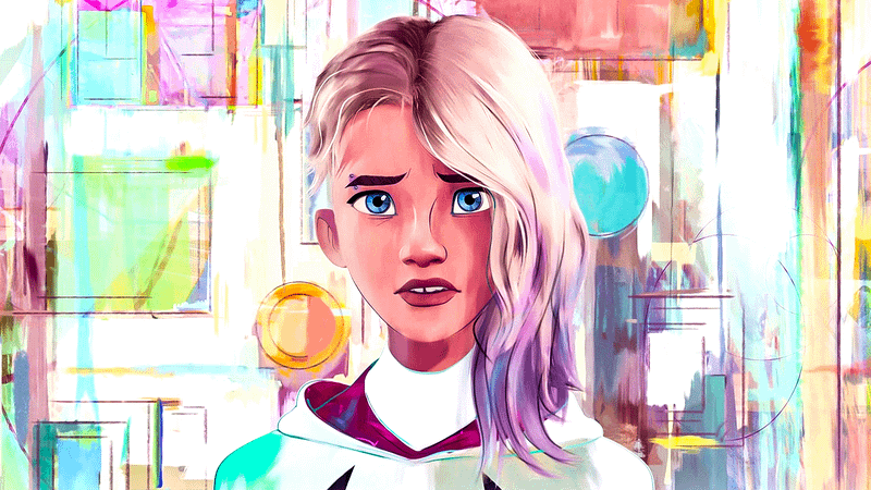 Spider-Gwen from 'Spider-Man: Across the Spider-Verse.'