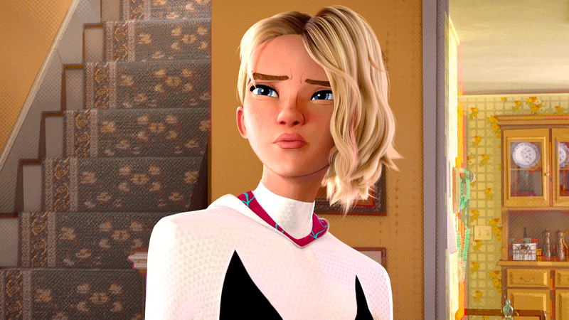 Spider-Gwen from 'Spider-Man: Across the Spider-Verse.'