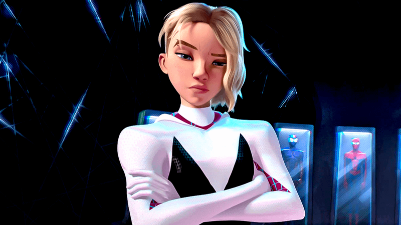 Spider-Gwen from 'Spider-Man: Into the Spider-Verse.'