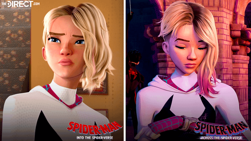 Spider-Gwen from 'Spider-Man: Into the Spider-Verse' and 'Spider-Man: Across the Spider-Verse.'