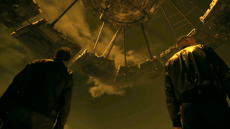 Kyle Chandler's Hal Jordan and Aaron Pierre's John Stewart in Lanterns.