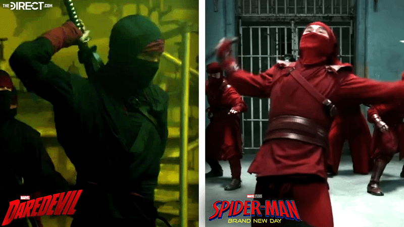 The Hand ninjas in 'Daredevil' and 'Spider-Man: Brand New Day.'