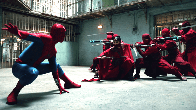 Spider-Man fighting The Hand in 'Spider-Man: Brand New Day.'