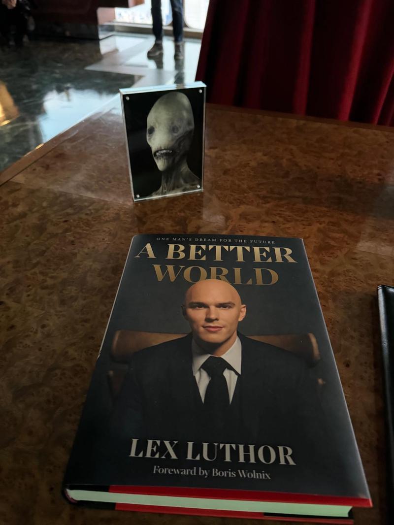 Mr. Handsome portrait, A Better World by Lex Luthor book
