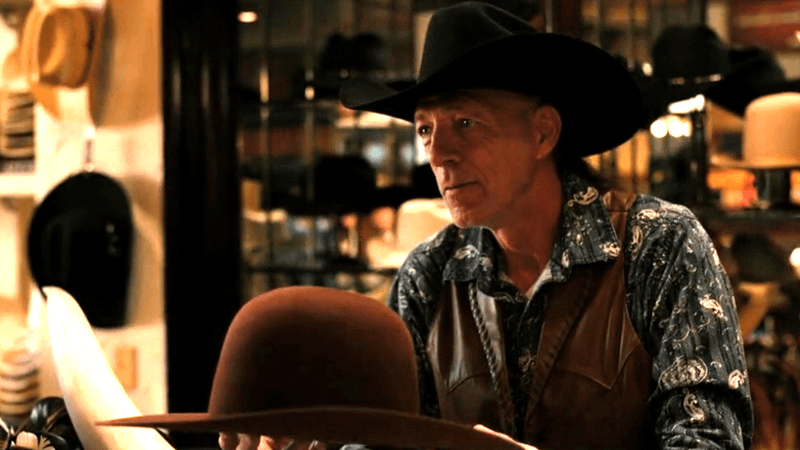 The Republic hat in Dutton Ranch.