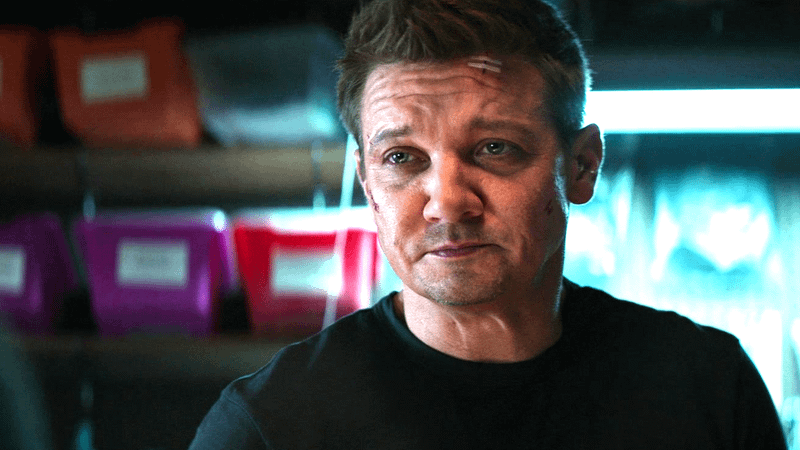 Jeremy Renner as Hawkeye.